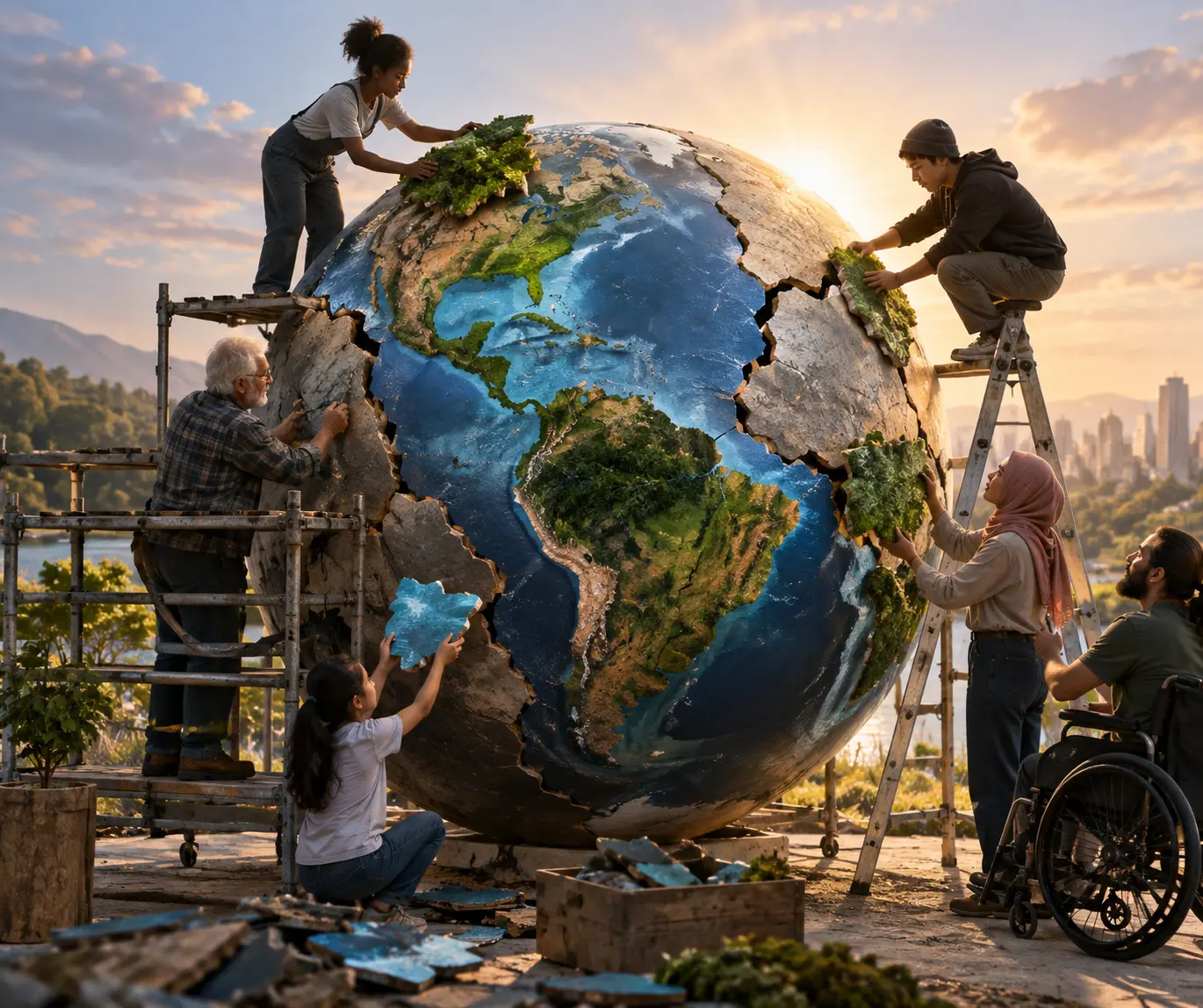 Tikkun Olam - people helping repair the world